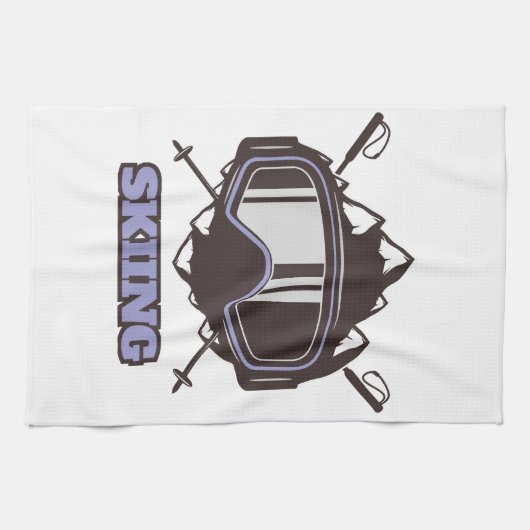 Linge De Cuisine Casque de ski cool (Horizontal)