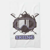 Linge De Cuisine Casque de ski cool (Vertical)