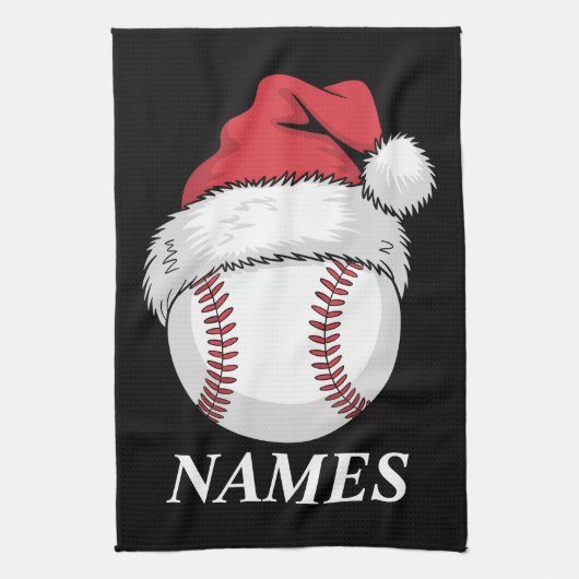 Linge De Cuisine Casquette de Baseball de Noël personnalisée avec n (Vertical)