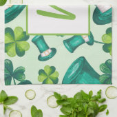Linge De Cuisine Casquette de la Saint-Patrick et Clovers (Plié)