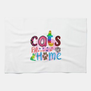 Linge De Cuisine Cat Art Chats Bless Home_2