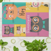 Linge De Cuisine Cat Dit Hey Mèmes Drôle    (Plié)