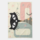 Linge De Cuisine Cat du milieu du siècle moderne (Vertical)