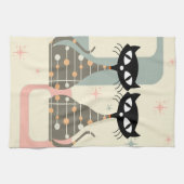 Linge De Cuisine Cat du milieu du siècle moderne (Horizontal)