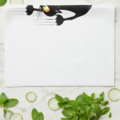 Linge De Cuisine Cat Falling down fun dessin personnage (Plié)