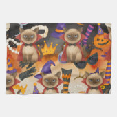 Linge De Cuisine Cat Halloween (Horizontal)