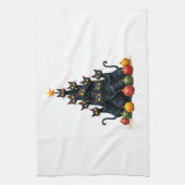 Linge De Cuisine Cat Lovers Cute and Funny Holiday Tree Christmas 2 (Vertical)