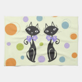 Linge De Cuisine Cat moderne du milieu du siècle (Horizontal)