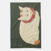 Linge De Cuisine Cat Ukiyo-e print, early 1900s (Vertical)
