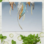 Linge De Cuisine Catcher de rêve bleu Brown Turquoise (Plié)