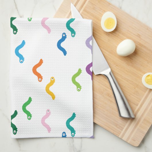 Linge De Cuisine Caterpillar (Quart Plié)