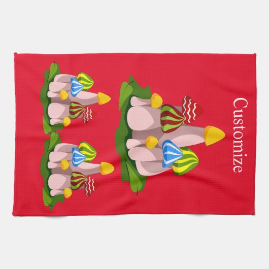 Linge De Cuisine Cathédrale des champignons magiques Thunder_Cove (Horizontal)