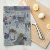 Linge De Cuisine Cathédrale Notre-Dame Paris France Peinture classi (Quart Plié)
