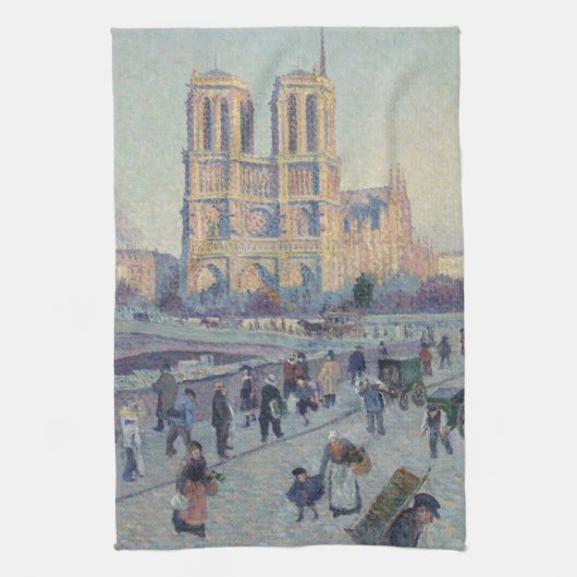 Linge De Cuisine Cathédrale Notre-Dame Paris France Peinture classi (Vertical)
