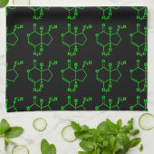Linge De Cuisine Catnip Nepetalactone Formule chimique moléculaire (Plié)