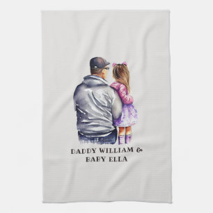 Linge De Cuisine Caution père et fille (9)
