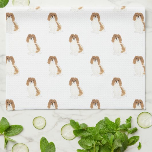 Linge De Cuisine Cavalier King Charles Spaniel (Blenheim) (Plié)