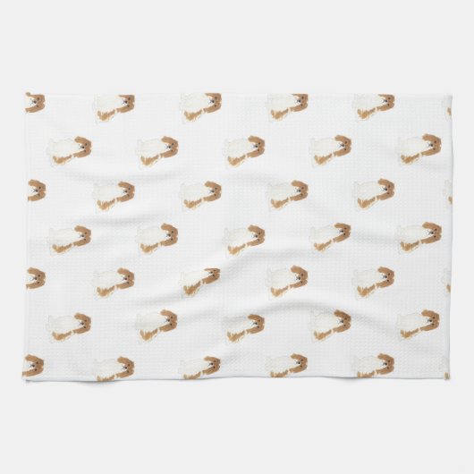 Linge De Cuisine Cavalier King Charles Spaniel (Blenheim) (Horizontal)