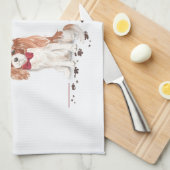 Linge De Cuisine Cavalier King Charles Spaniel Funny Christmas Chie (Quart Plié)