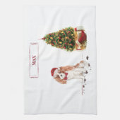 Linge De Cuisine Cavalier King Charles Spaniel Funny Christmas Chie (Vertical)