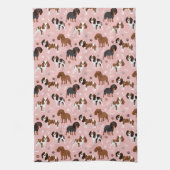 Linge De Cuisine Cavalier King Charles Spaniel Paws et Bones Kitch (Vertical)