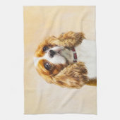 Linge De Cuisine Cavalier King Charles Spaniel Peinture originale (Vertical)