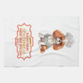 Linge De Cuisine Cavalier Roi Charles Spaniel Cuisson pain d'épices (Horizontal)