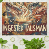 Linge De Cuisine "Ce que vous cuisinez consciemment devient un Tali (Plié)