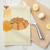 Linge De Cuisine Célébration de Dia De Los Muertos (Quart Plié)