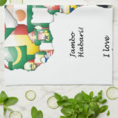 Linge De Cuisine Célébration de l'Afrique dans le design des drapea (Plié)