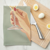 Linge De Cuisine Célébration du pain au champagne (Quart Plié)