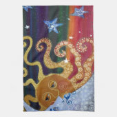 Linge De Cuisine Céleste (Vertical)