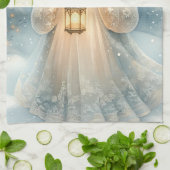 Linge De Cuisine Celestial Winter Angel Lantern of Grace (Plié)