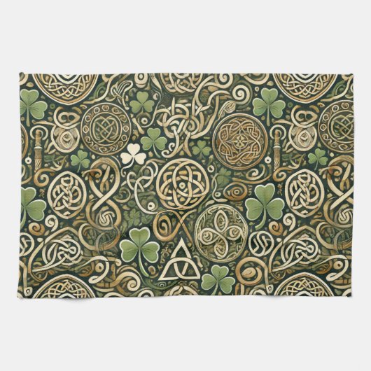 Linge De Cuisine Celtic Bloom (Horizontal)