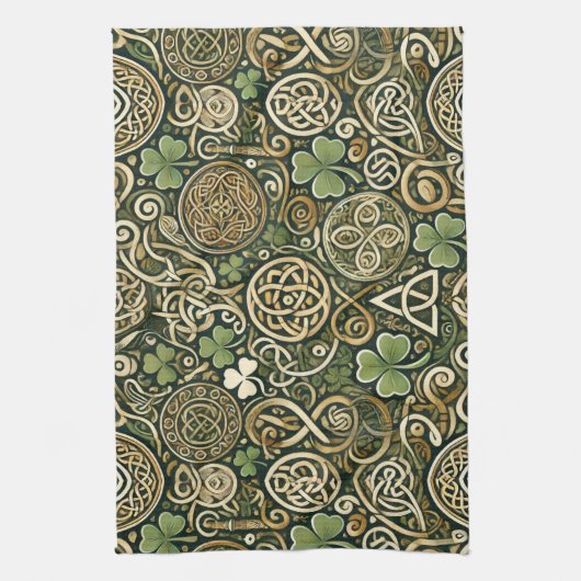 Linge De Cuisine Celtic Bloom (Vertical)