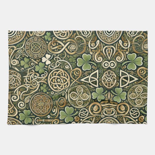 Linge De Cuisine Celtic Bloom (Horizontal)