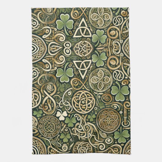 Linge De Cuisine Celtic Bloom (Vertical)