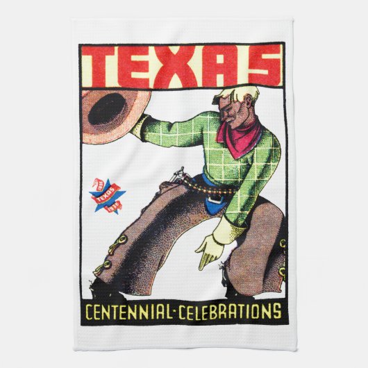 Linge De Cuisine Centenaire du Texas 1936 (Vertical)