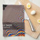 Linge De Cuisine Central de fractale - art de fractale (Quart Plié)