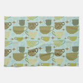 Linge De Cuisine Centre-siècle moderne Turquoise Teacup (Horizontal)