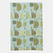 Linge De Cuisine Centre-siècle moderne Turquoise Teacup (Vertical)