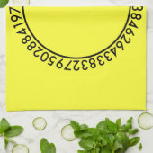 Linge De Cuisine Cercle de pi (Plié)