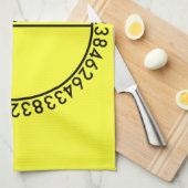 Linge De Cuisine Cercle de pi (Quart Plié)