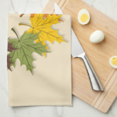 Linge De Cuisine Cercle feuille (Quart Plié)