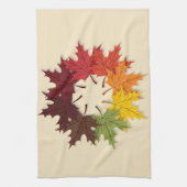 Linge De Cuisine Cercle feuille (Vertical)