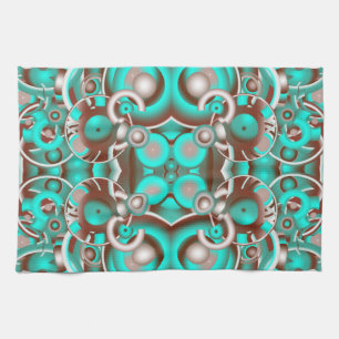 Linge De Cuisine Cercles célestes circulaires Motif