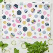 Linge De Cuisine Cercles colorés (Plié)