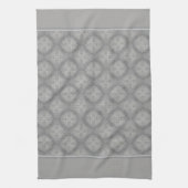 Linge De Cuisine Cercles De Gris (Vertical)
