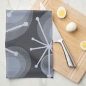 Linge De Cuisine Cercles du milieu du siècle Débute Ardoise (Quart Plié)