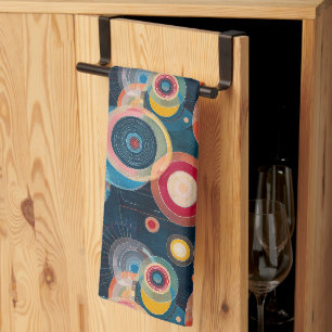 Linge De Cuisine Cercles modernistes du milieu du siècle dans le st